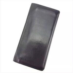 Louis Vuitton Long Wallet Nappa leather Black Mens Authentic Used